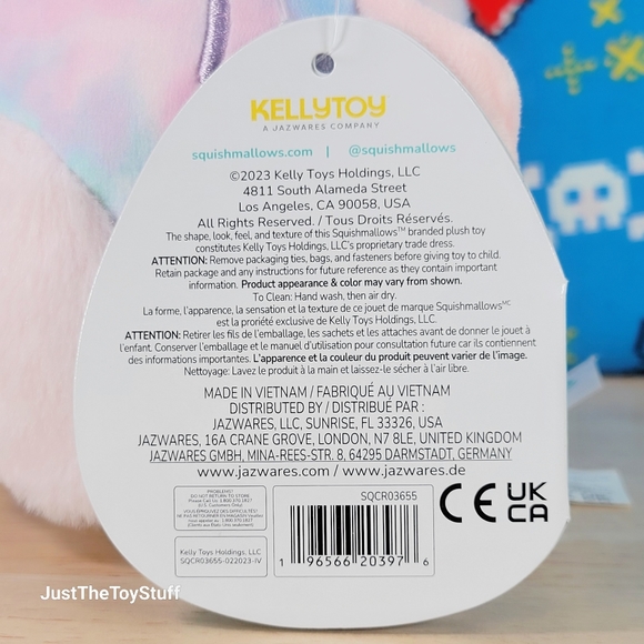 Squishmallow Dottie the Sea Slug 5" UltraSoft Sealife Squadl Toy Plush NWT - Picture 6 of 6